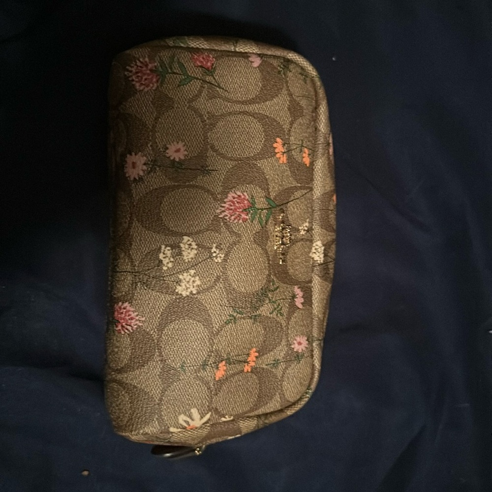 Coach cosmetic bag